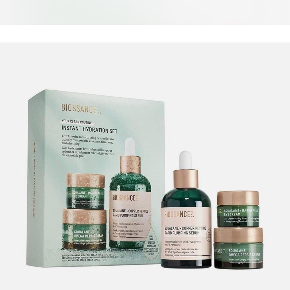 Biossance Green Moisturizer Set